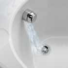 Waste column + bath filler