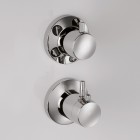 Manual or Thermostatic mixer