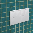 Inspection panel for shell with frame baths